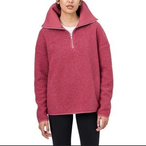ELLE - Women's Quarter-Zip Fleece Sweater NWOT